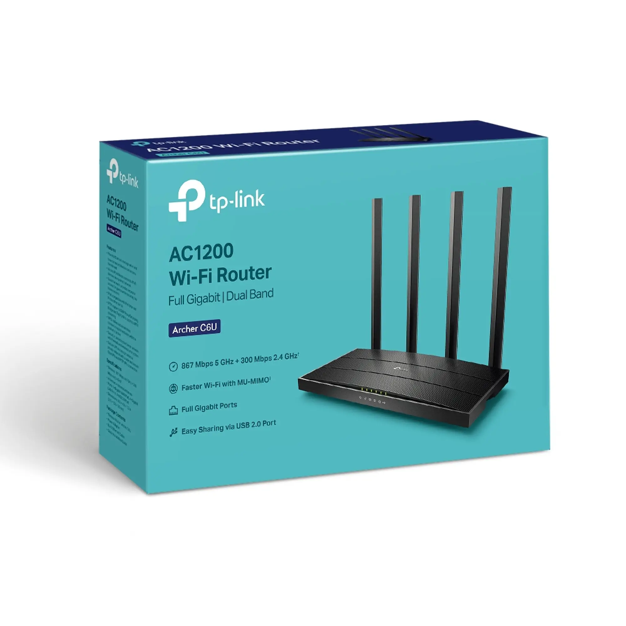 Купити Маршрутизатор TP-Link Archer C6U - фото 6