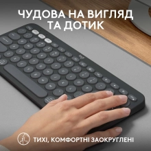 Купить Клавиатура Logitech Pebble Keys 2 K380s Tonal Graphite UA (920-011851) - фото 5