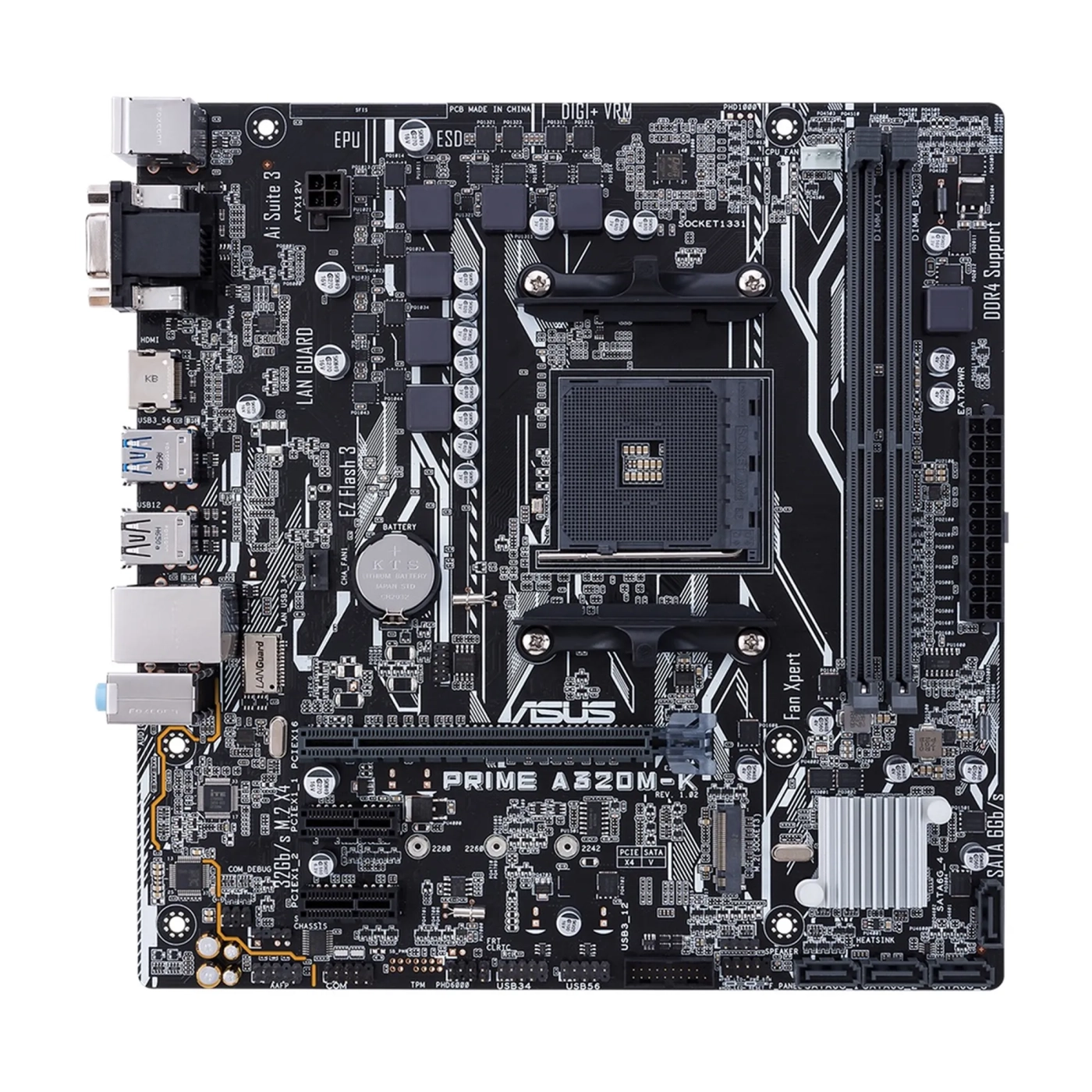 Купить Материнская плата ASUS PRIME A320M-K/CSM - фото 1