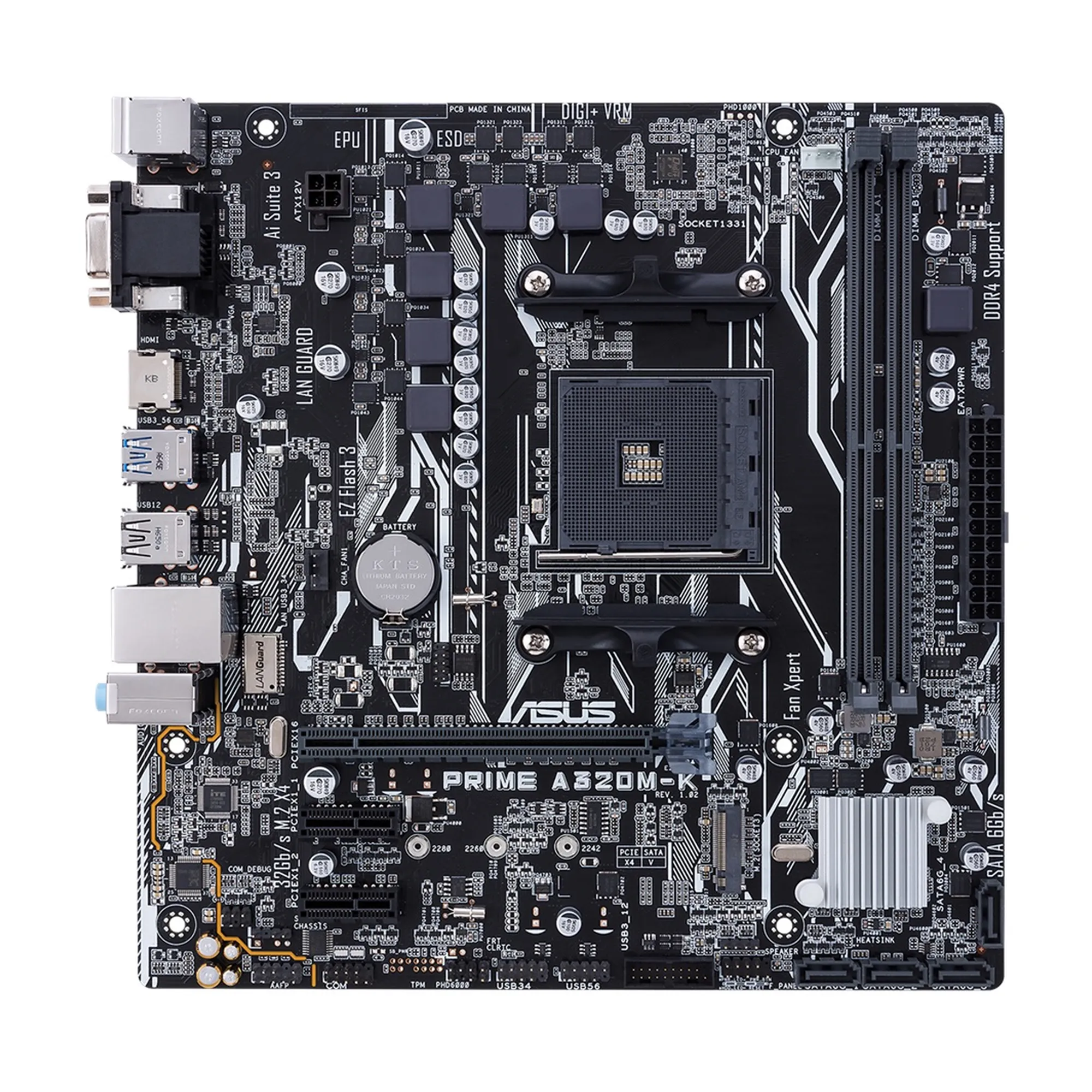 Купить Материнская плата ASUS PRIME A320M-K/CSM - фото 1