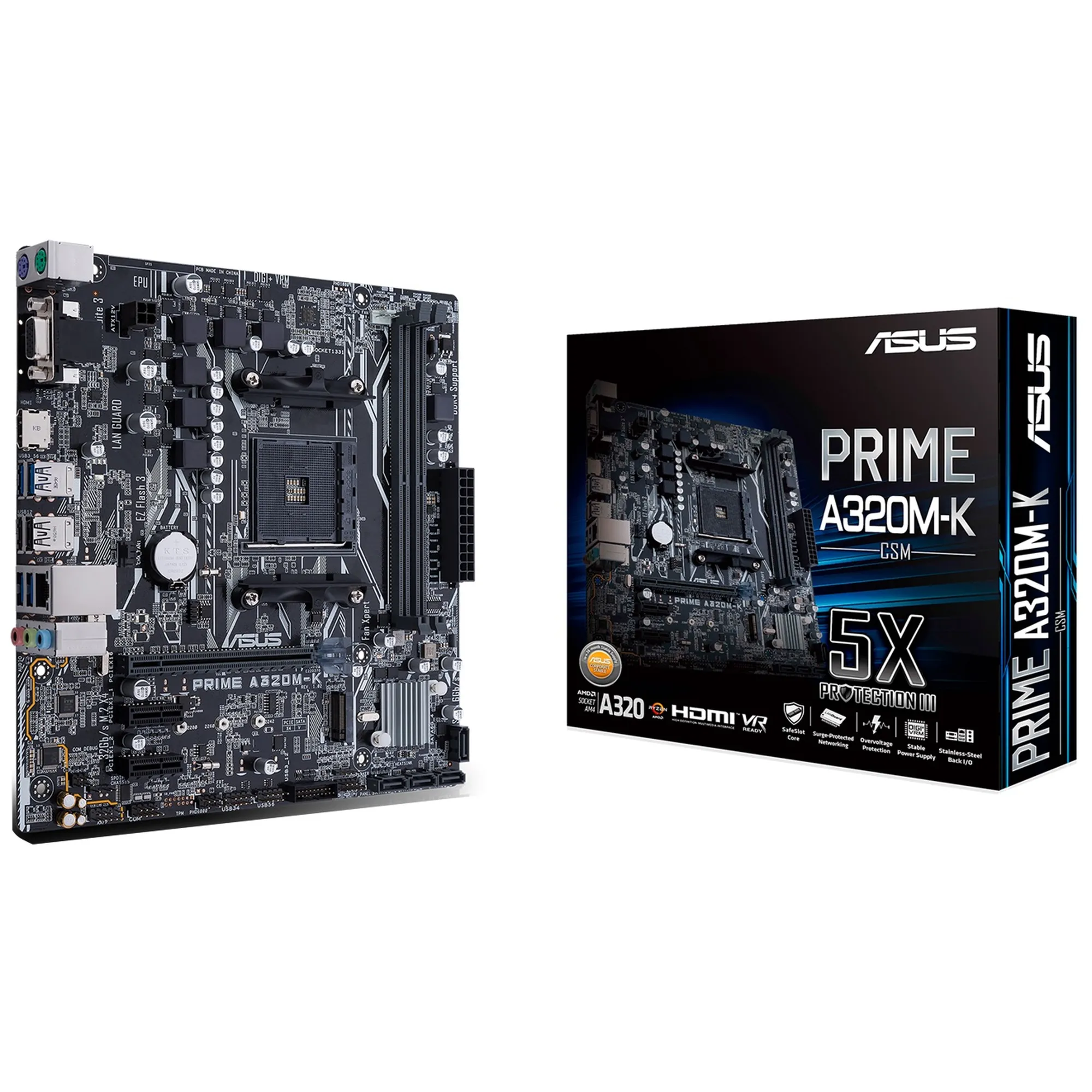 Купить Материнская плата ASUS PRIME A320M-K/CSM - фото 7
