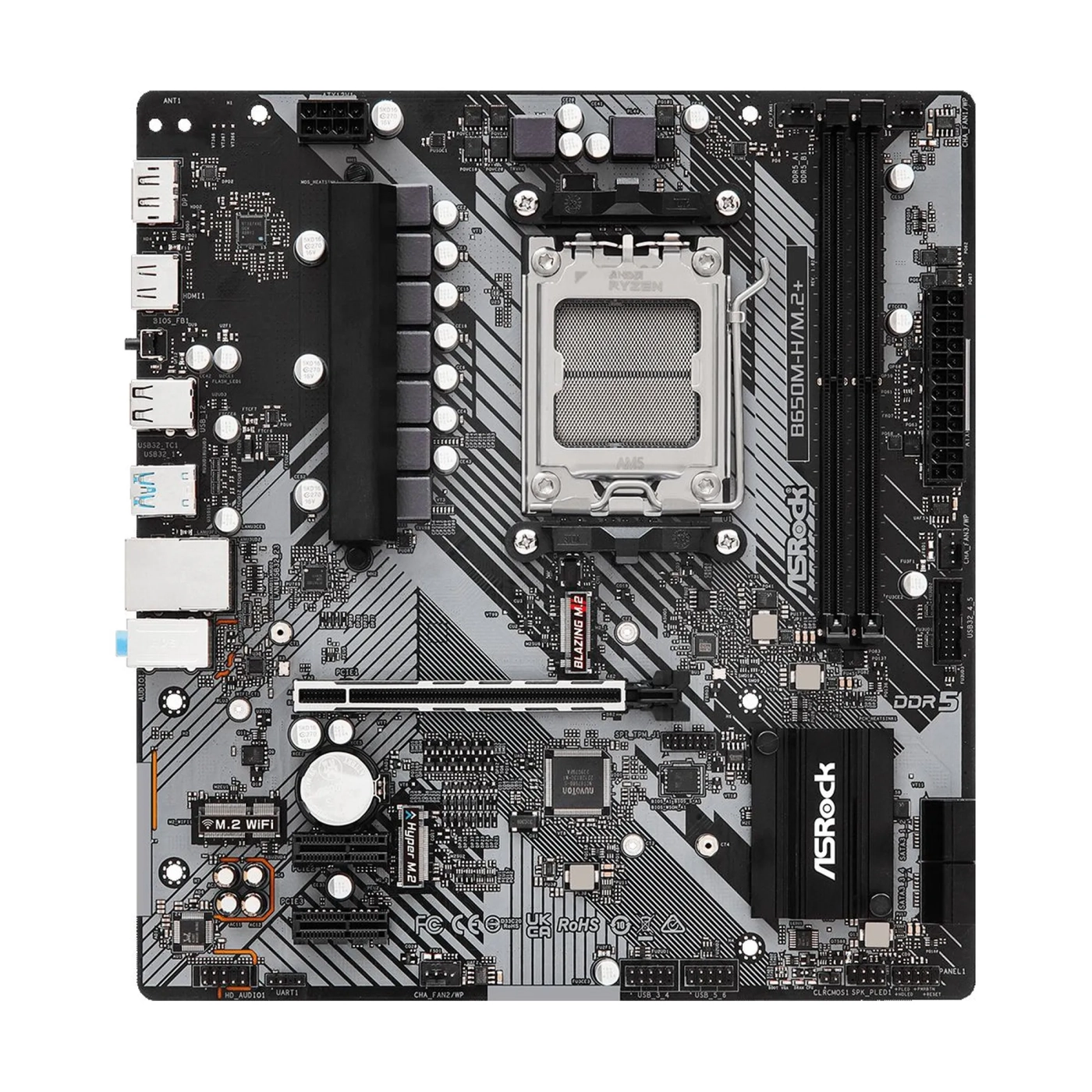 Купити Материнська плата ASRock B650M-H/M.2+ - фото 2