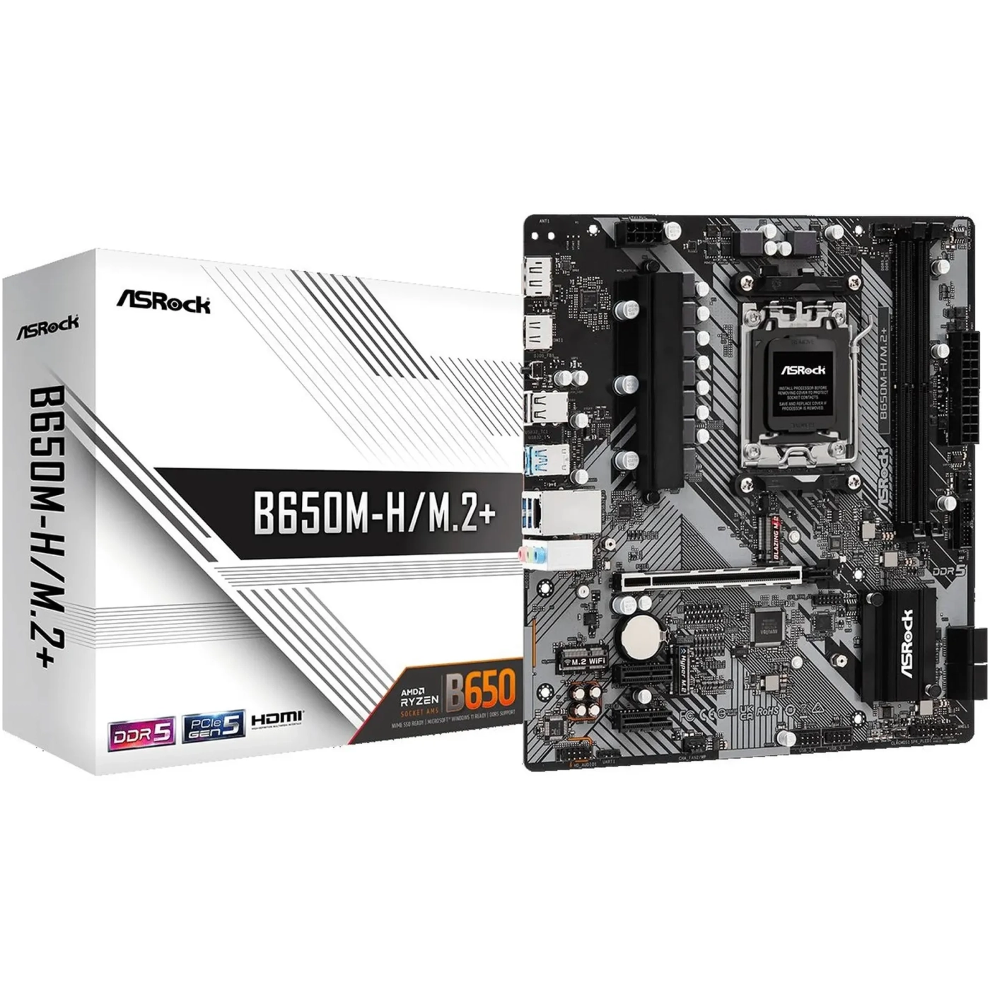 Купити Материнська плата ASRock B650M-H/M.2+ - фото 1