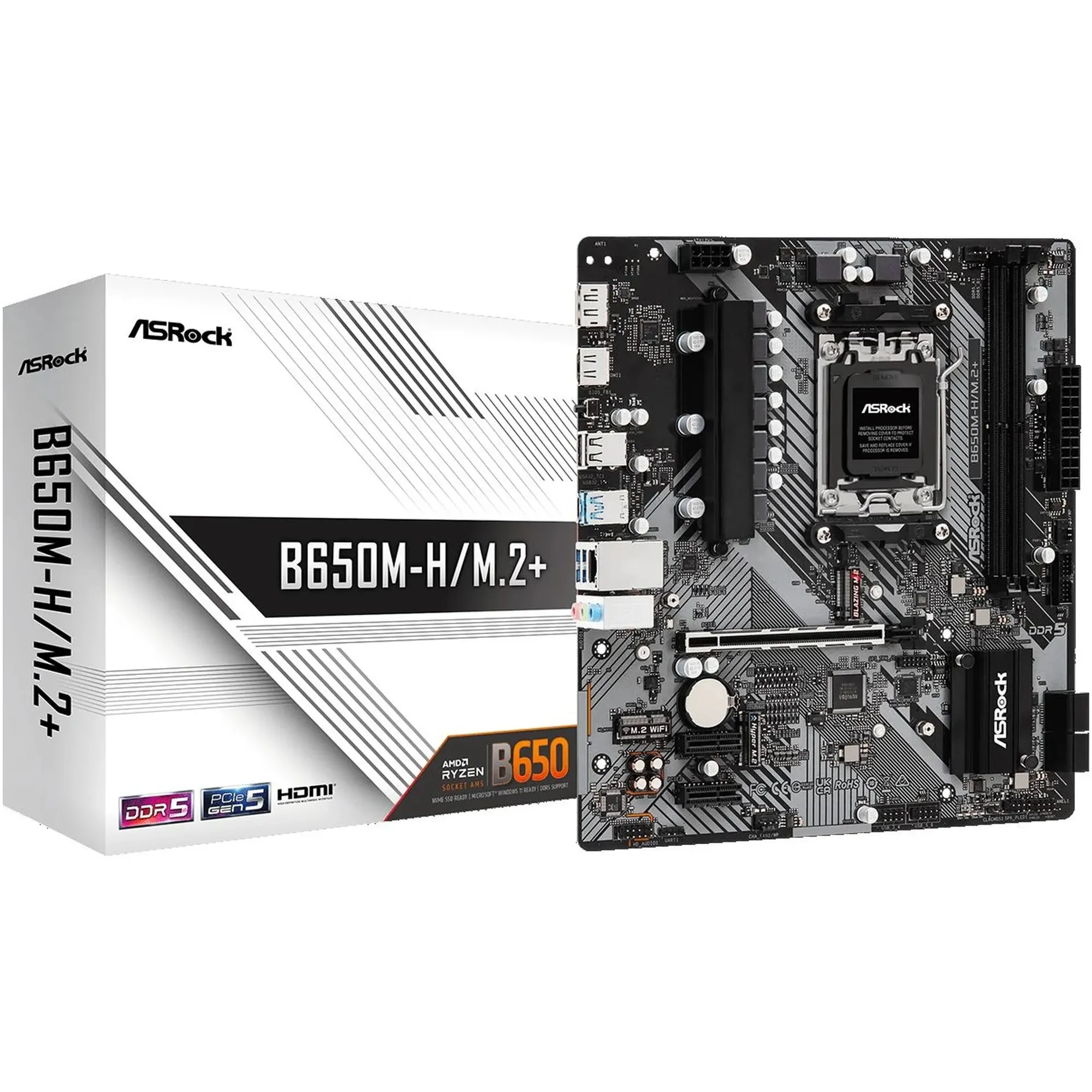 Купити Материнська плата ASRock B650M-H/M.2+ - фото 1