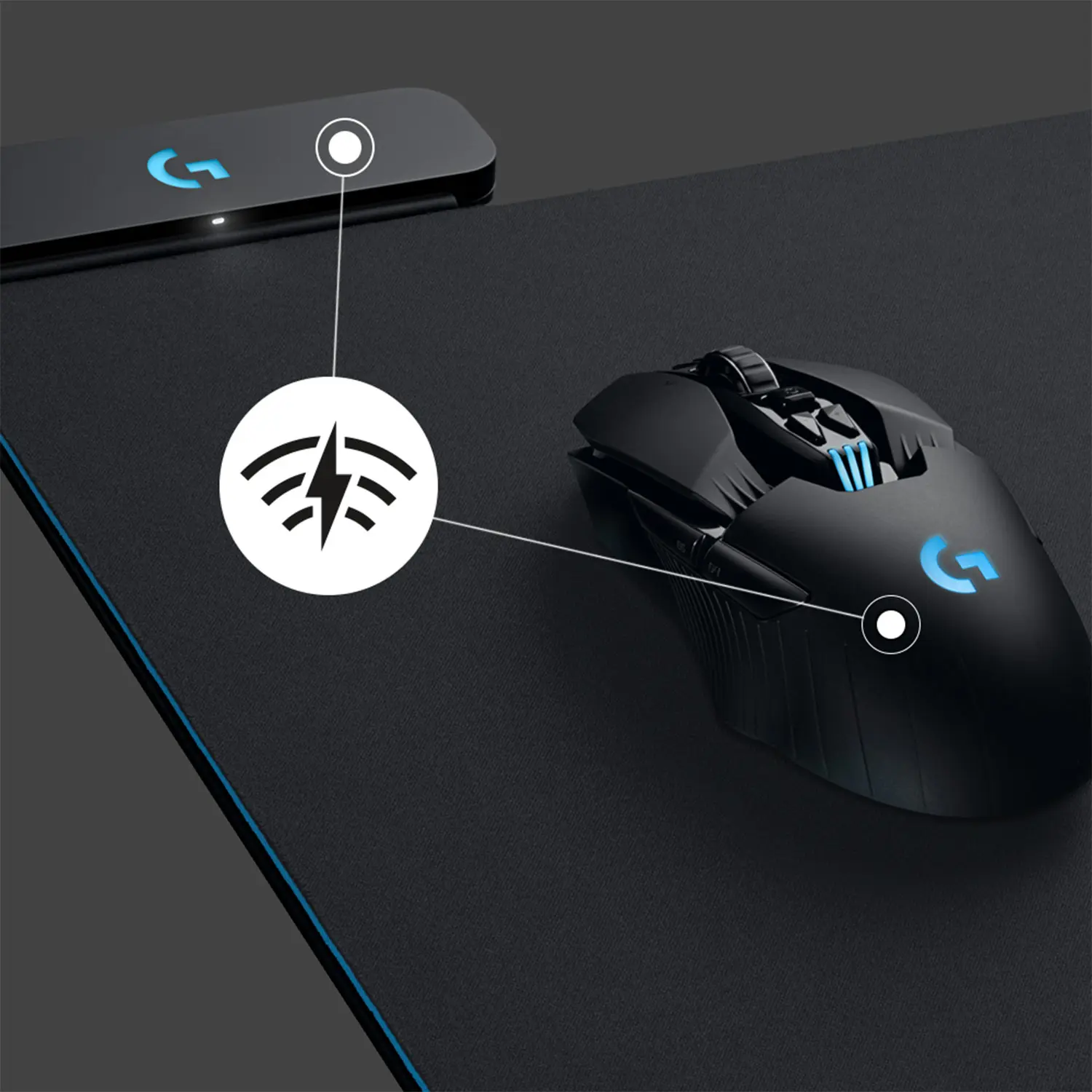 Купити Ігрова поверхня Logitech G Power Play Wireless Charging System (943-000110) - фото 2