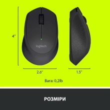 Купить Мышь Logitech Wireless Mouse M280 black (910-004287) - фото 7