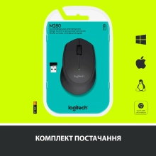 Купить Мышь Logitech Wireless Mouse M280 black (910-004287) - фото 9