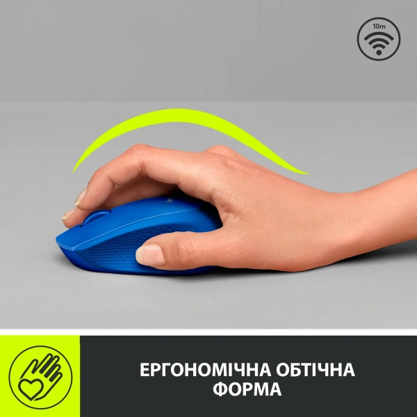 Купить Мышь Logitech Wireless Mouse M280 blue (910-004290) - фото 2