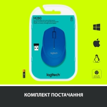 Купить Мышь Logitech Wireless Mouse M280 blue (910-004290) - фото 7