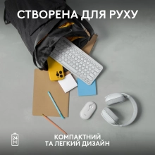 Купить Мышь Logitech Pebble Mouse 2 M350s tonal-white BT (910-007013) - фото 7