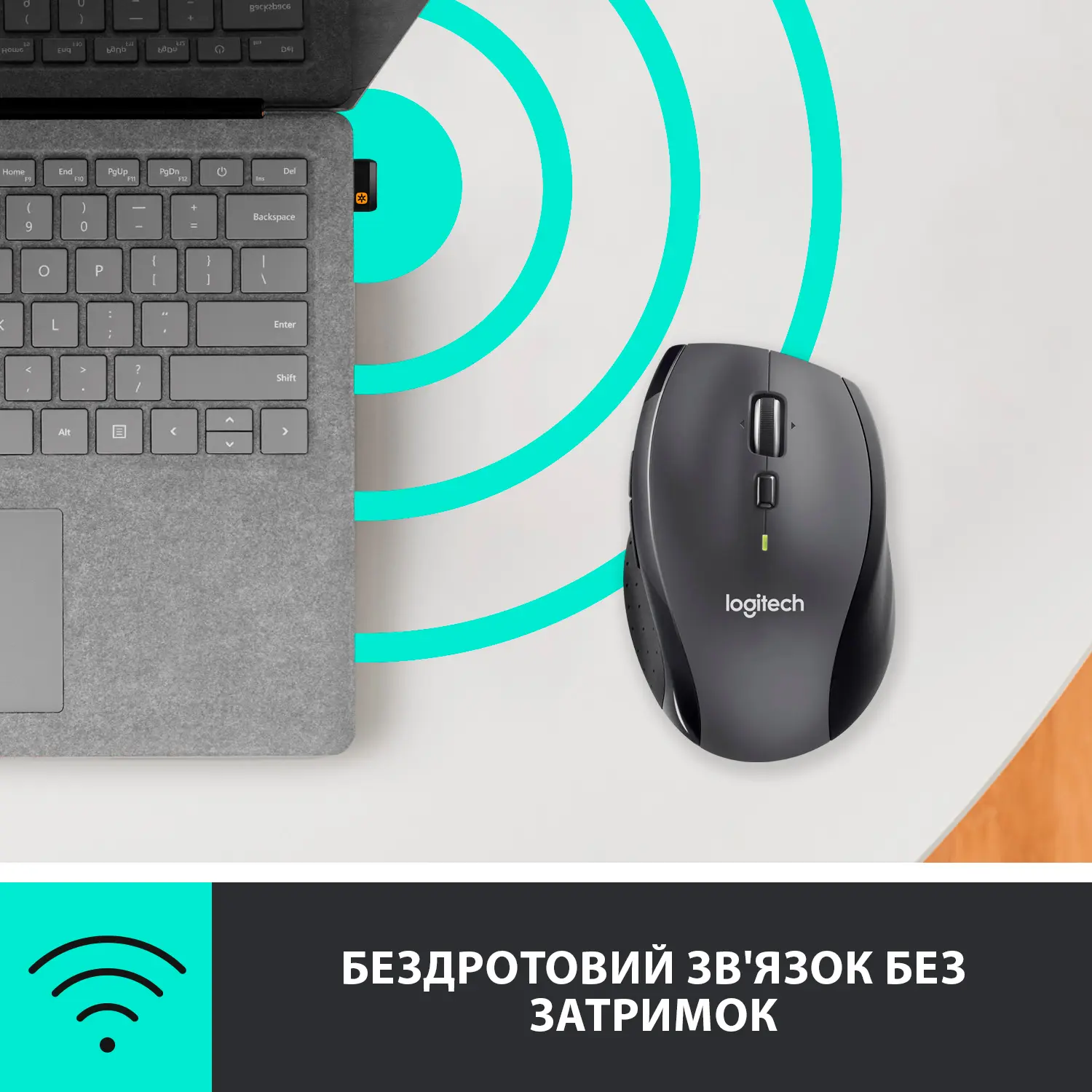 Купити Миша Logitech Wireless Mouse M705 Marathon (910-001949) - фото 7