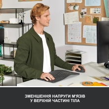 Купить Мышь Logitech Lift Left Vertical Ergonomic Mouse graphite-black 2.4GHZ/BT LEFT (910-006474) - фото 4