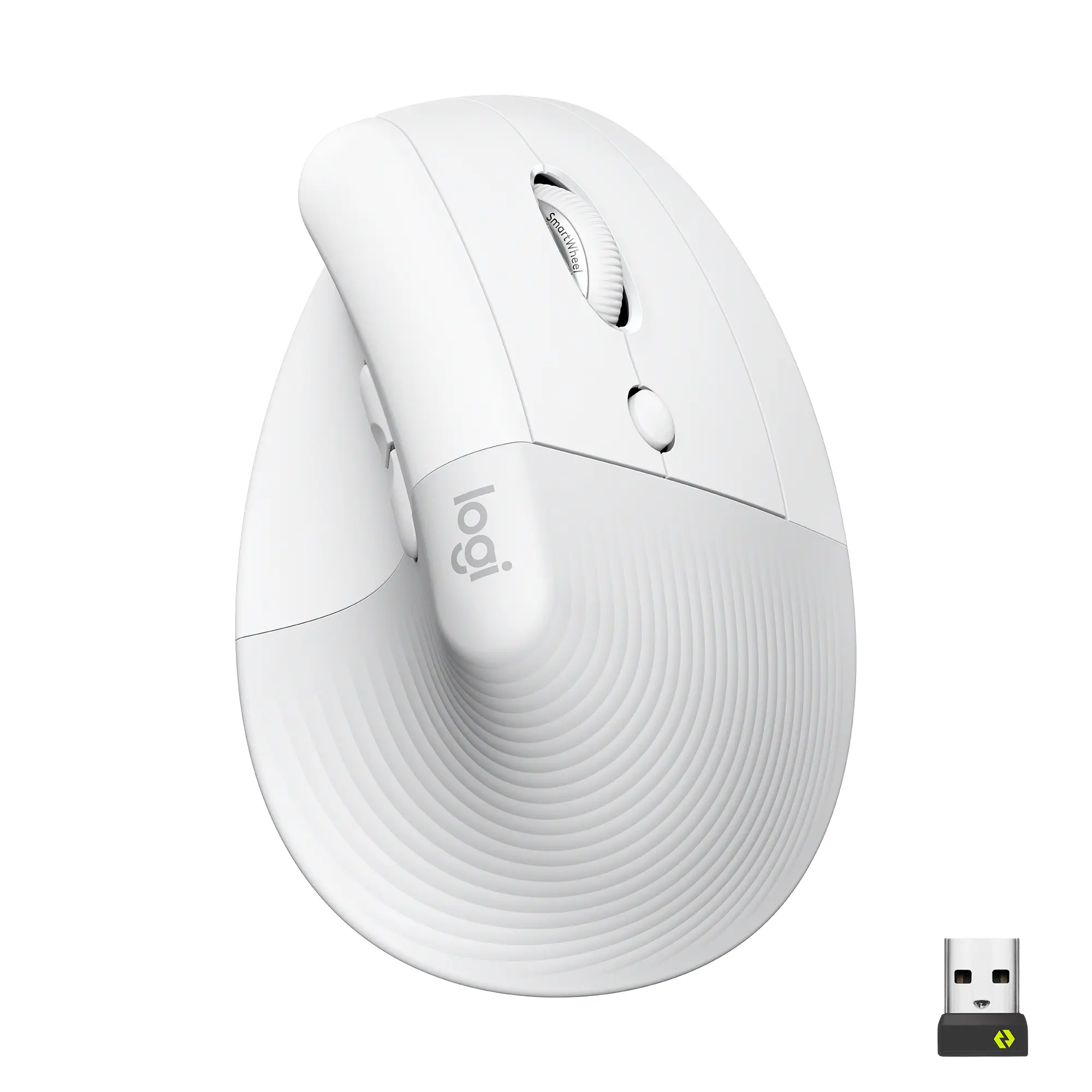 Купить Мышь Logitech Lift Vertical Ergonomic Mouse off-white/pale-gaey 2.4GHZ/BT (910-006475) - фото 1