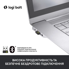 Купити Миша Logitech Lift Vertical Ergonomic Mouse for Business off-white/pale-gaey 2.4GHZ/BT (910-006496) - фото 2