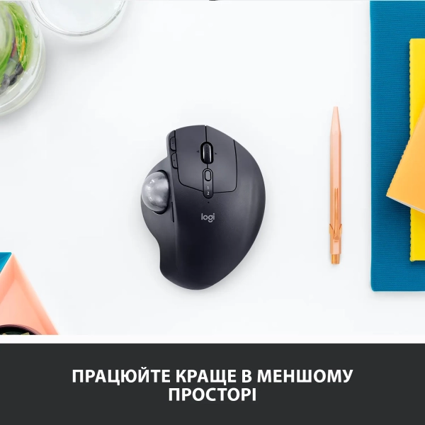 Купить Мышь Logitech Bluetooth Mouse MX Ergo graphite (910-005179) - фото 8