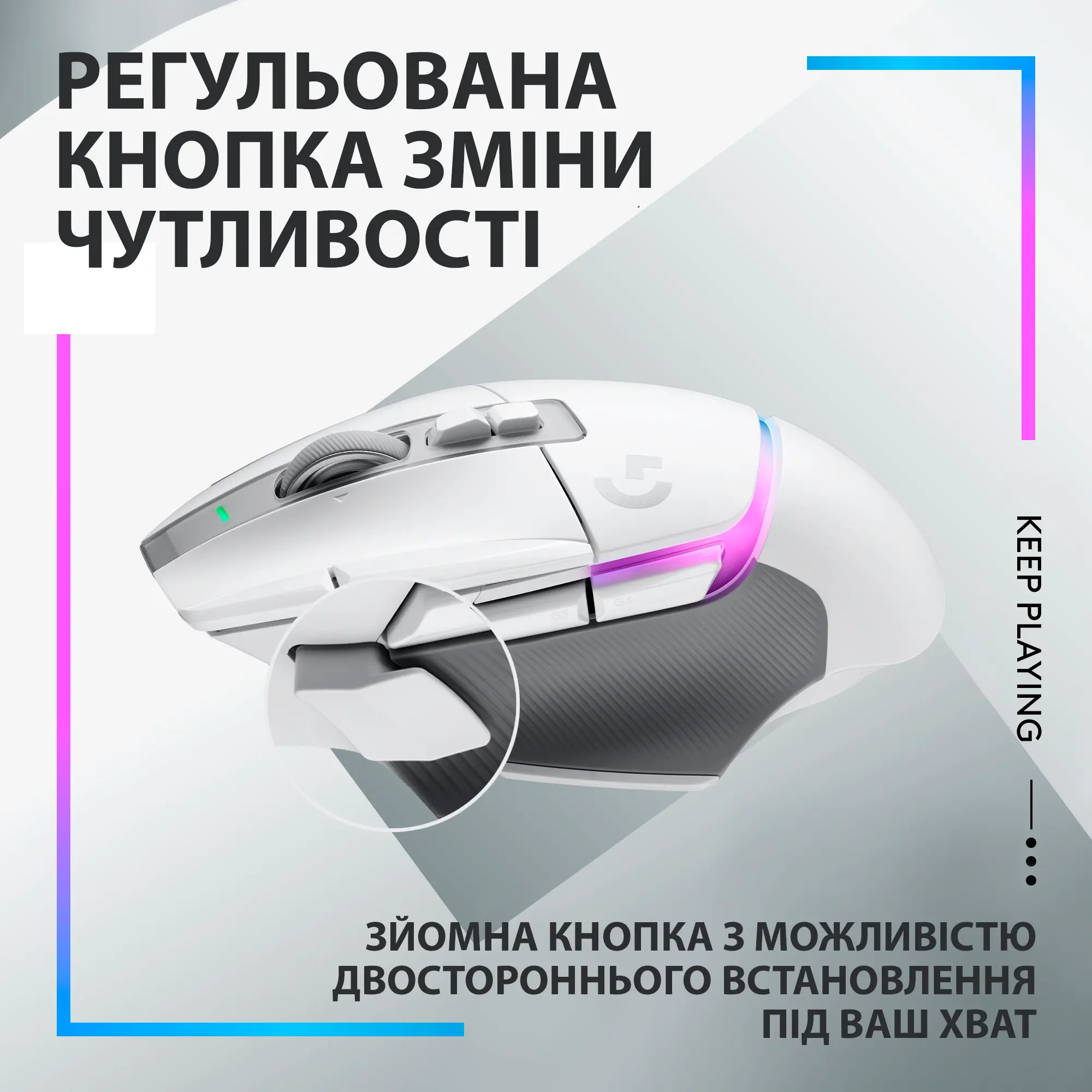 Купить Мышь Logitech G502 X Plus Wireless White (910-006171) - фото 6