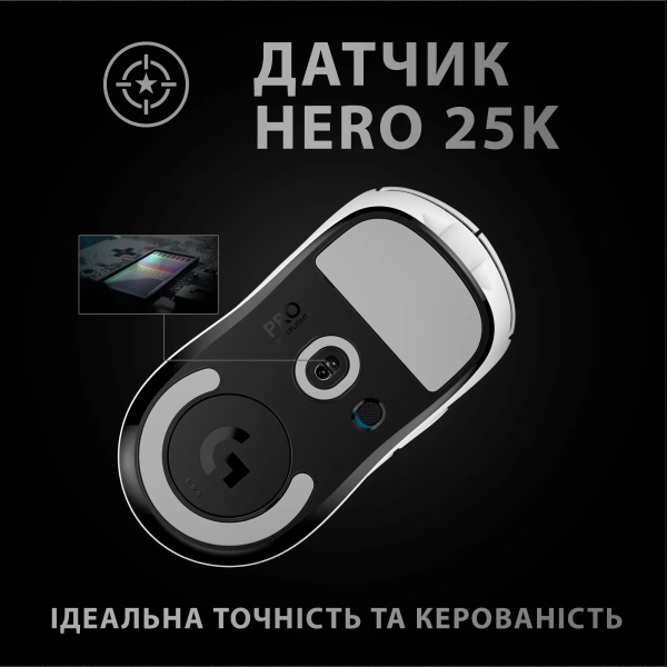 Купити Миша Logitech G Pro X Superlight Wireless White (910-005942) - фото 5