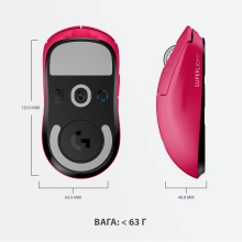 Купити Миша Logitech G Pro X Superlight Wireless Magenta (910-005956) - фото 8