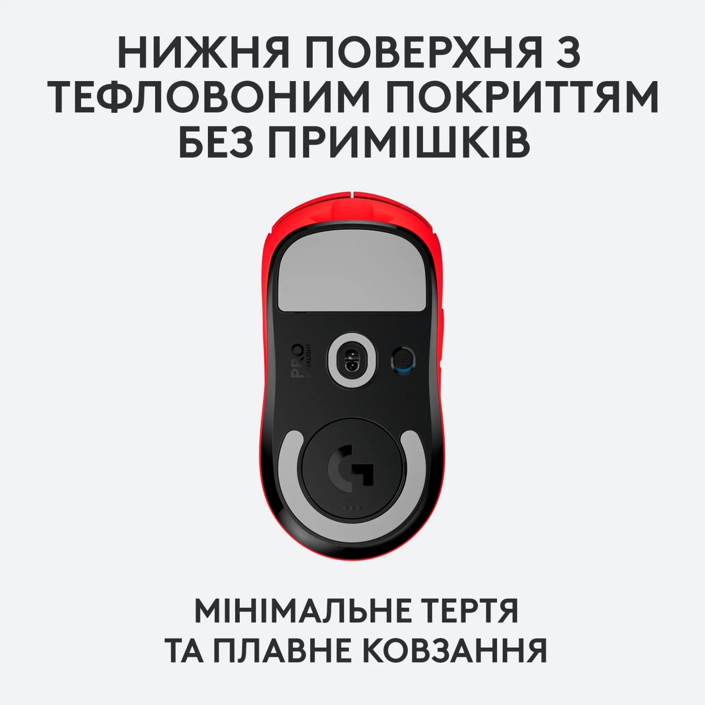 Купити Миша Logitech G Pro X Superlight Wireless Red (910-006784) - фото 5