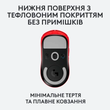 Купити Миша Logitech G Pro X Superlight Wireless Red (910-006784) - фото 5