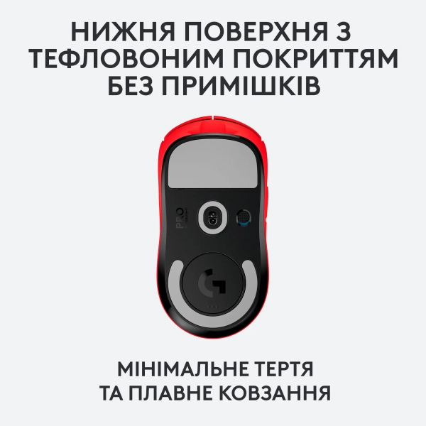 Купити Миша Logitech G Pro X Superlight Wireless Red (910-006784) - фото 5