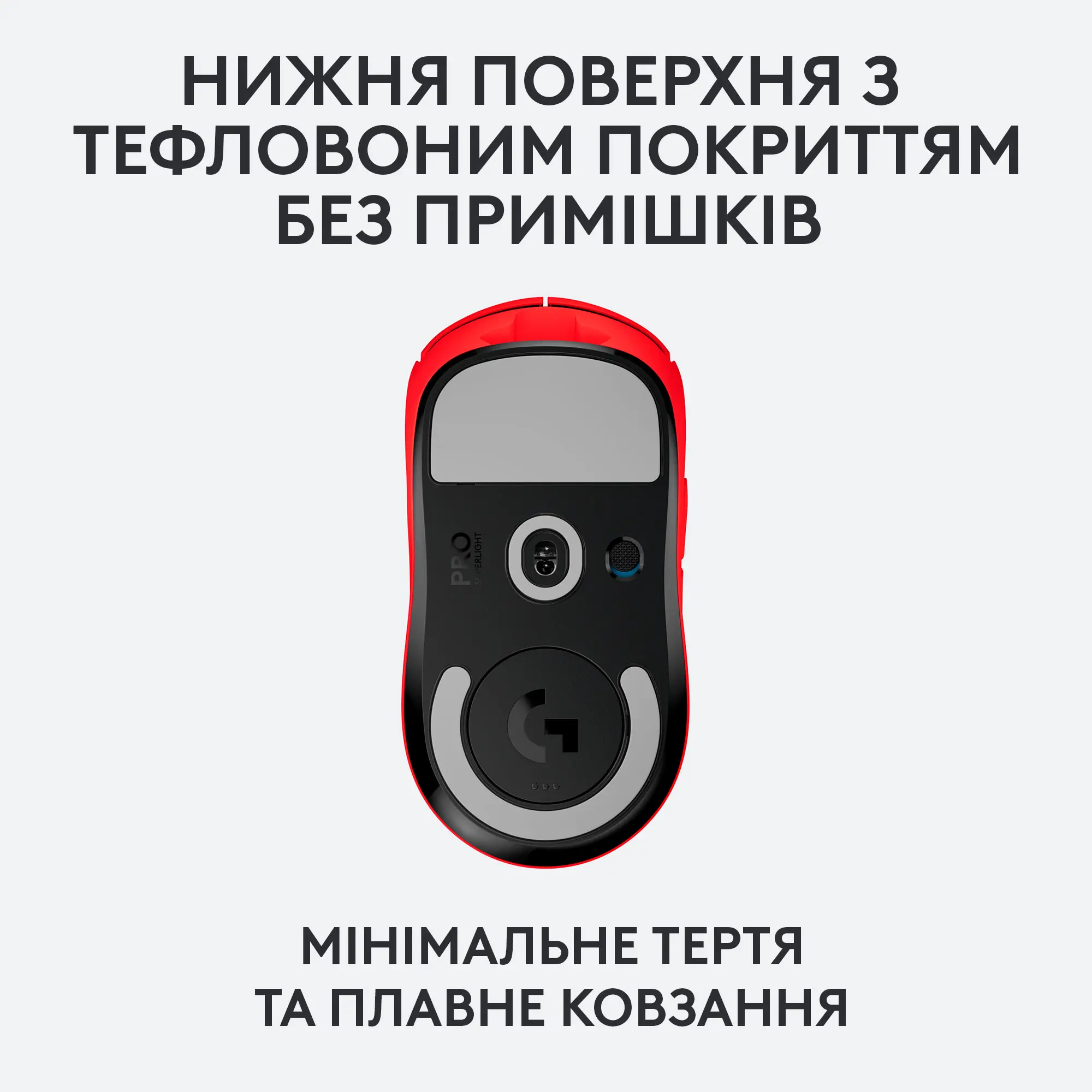 Купити Миша Logitech G Pro X Superlight Wireless Red (910-006784) - фото 5
