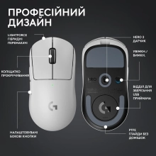 Купить Мышь Logitech G Pro X Superlight 2 Lightspeed Wireless White (910-006638) - фото 7