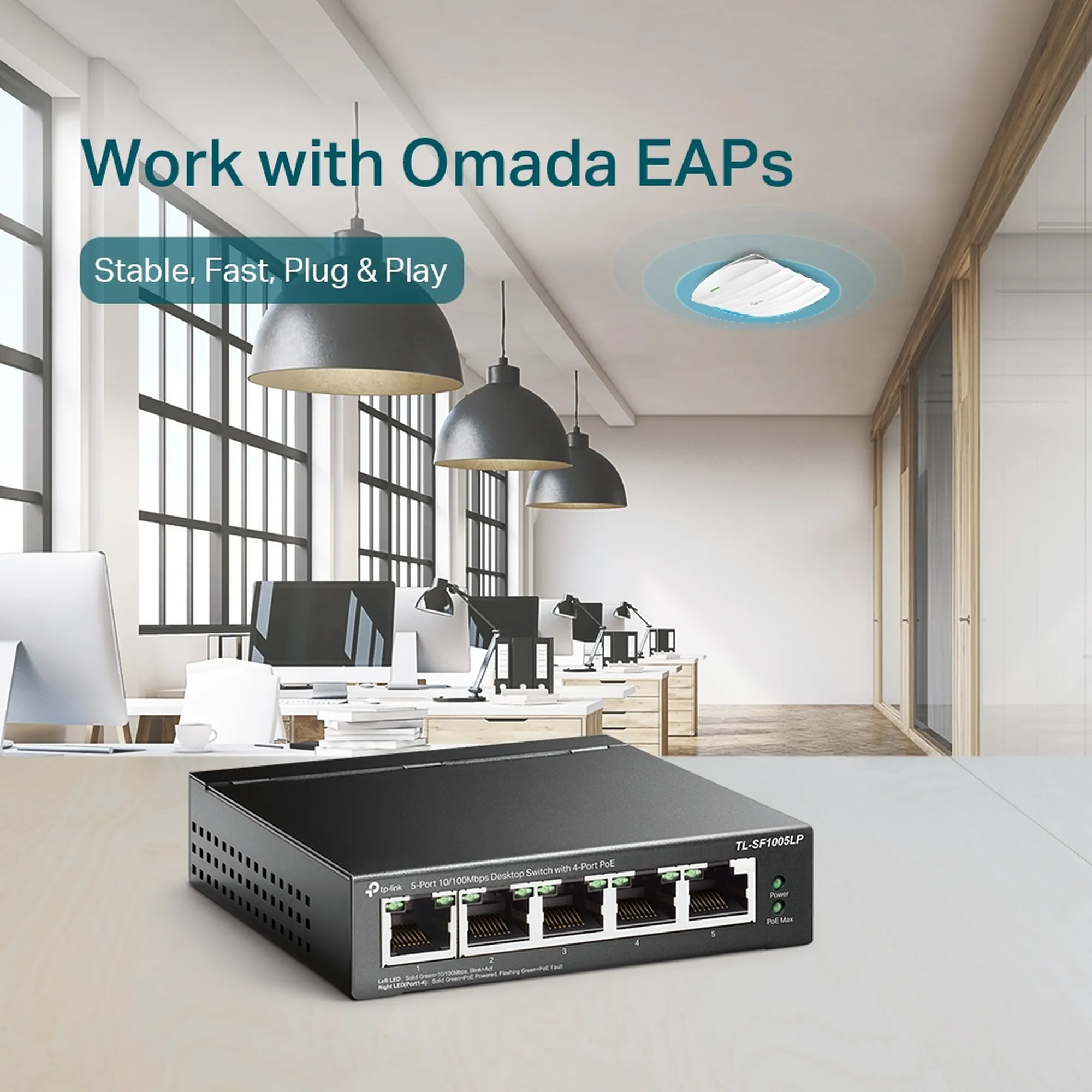 Купити Комутатор TP-LINK TL-SF1005LP - фото 5