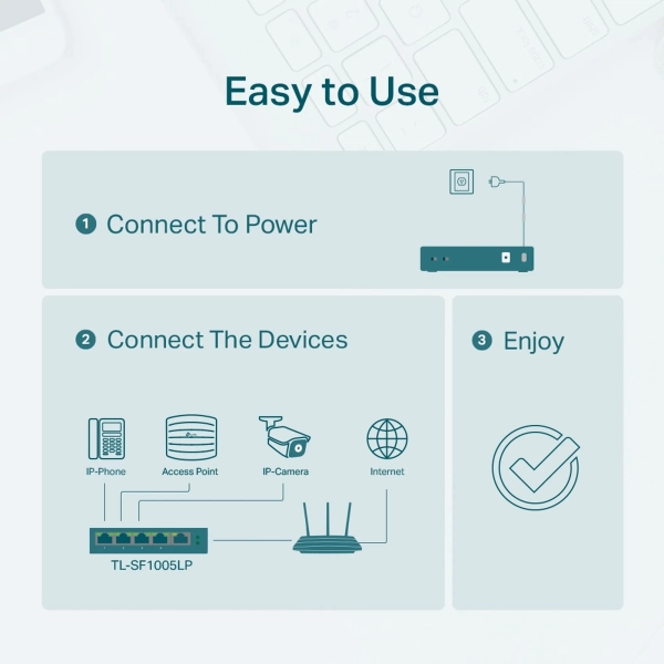 Купити Комутатор TP-LINK TL-SF1005LP - фото 8