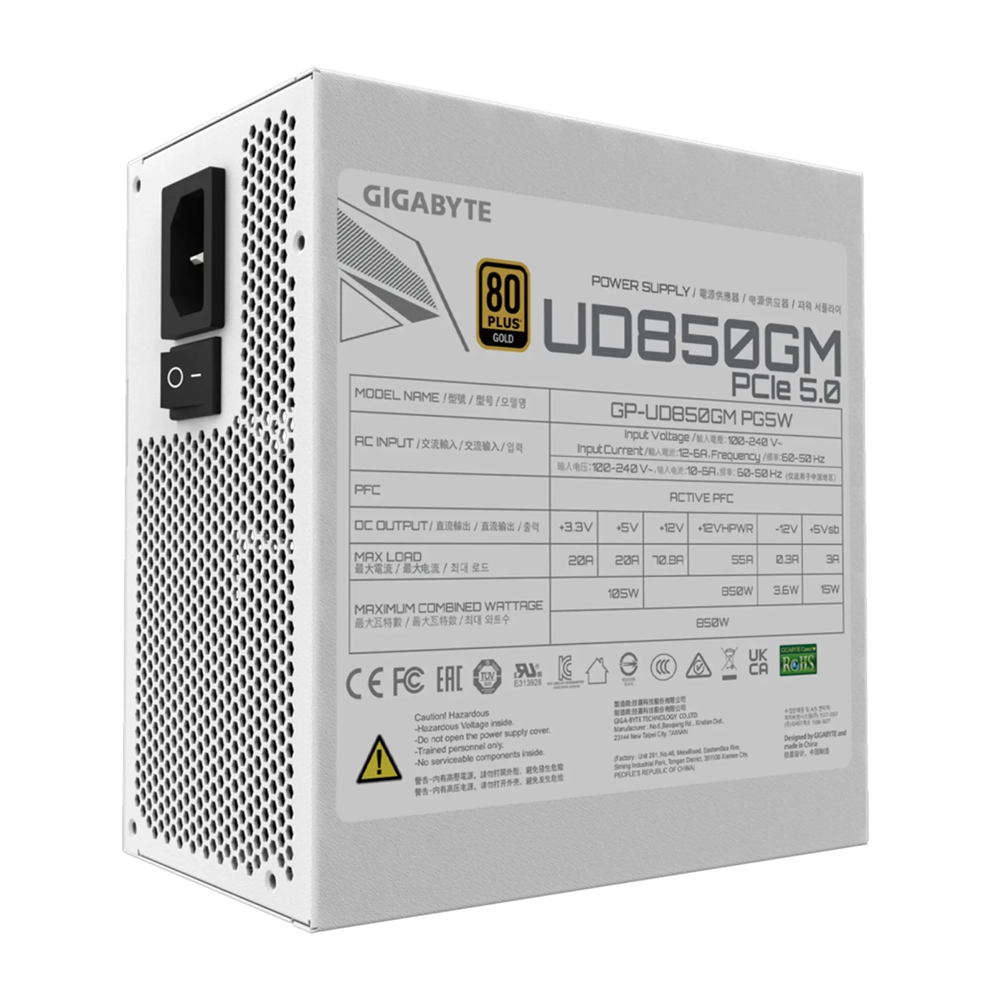 Купити Блок живлення GIGABYTE GP-UD850GM PG5W - фото 5
