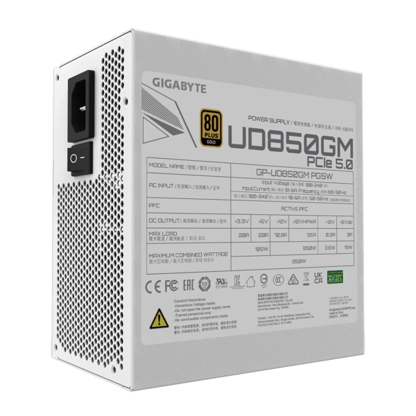 Купити Блок живлення GIGABYTE GP-UD850GM PG5W - фото 5