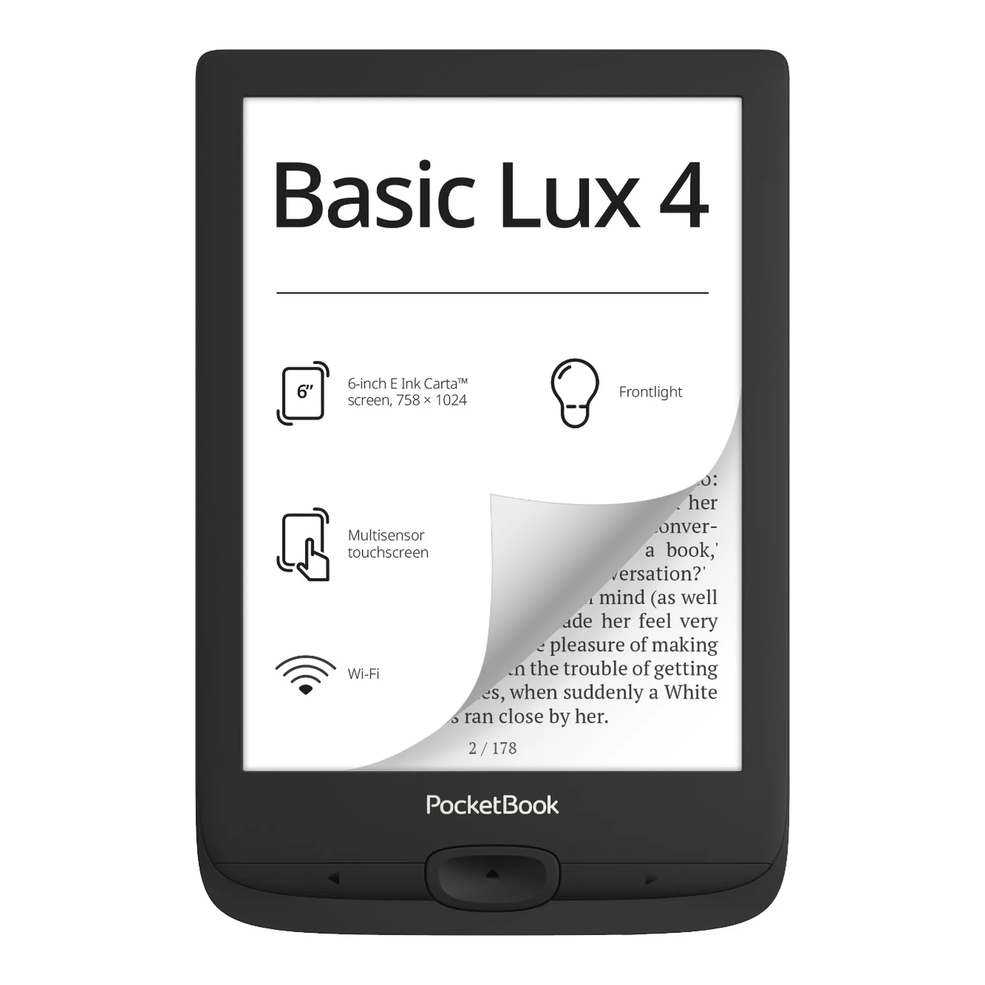 Купить Электронная книга PocketBook 618, Ink Black - фото 1