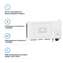 Купить Сетевой инвертор DEYE SUN-125K-G01P3-EU 125KW Трехфазный 380V/50hz - фото 2