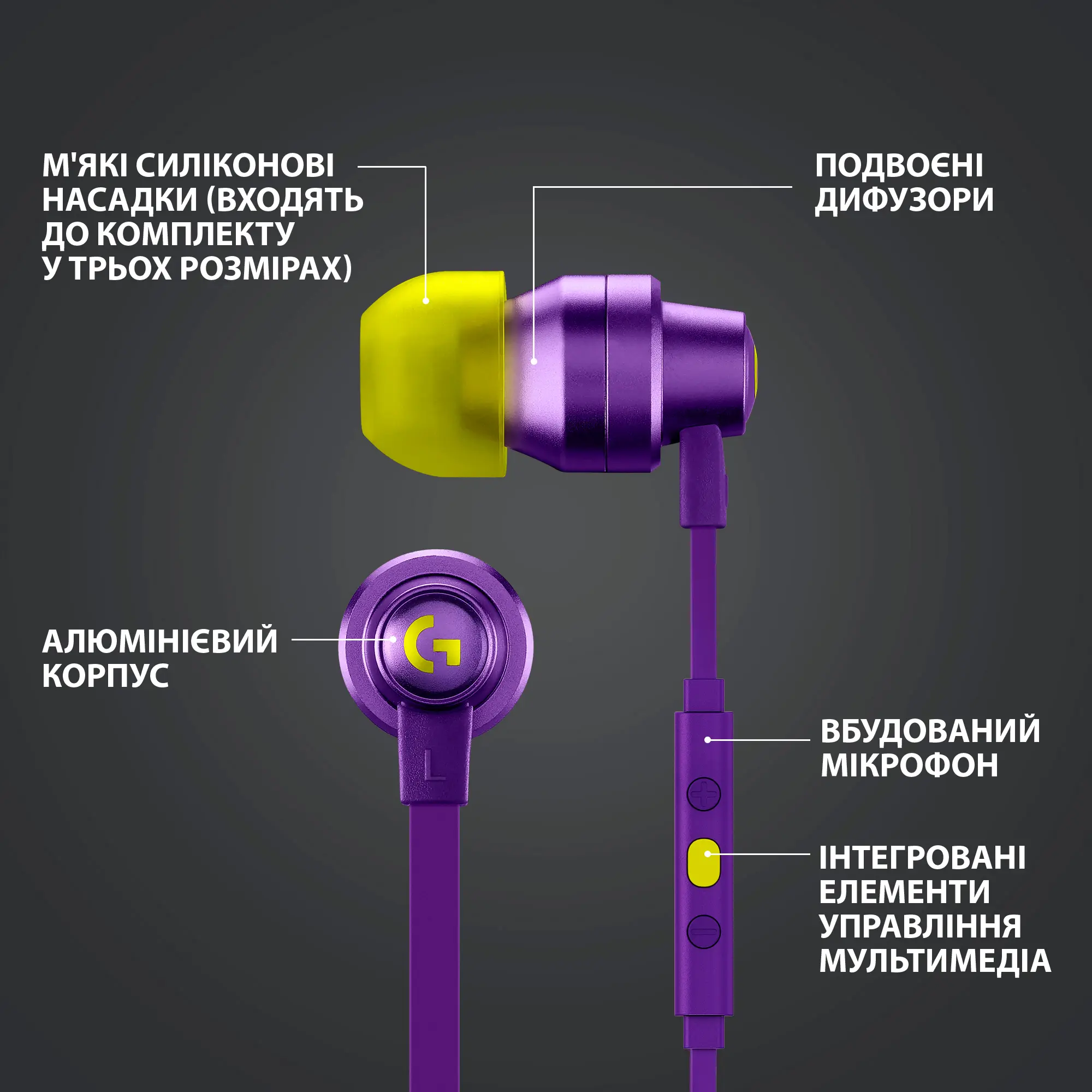 Купить Наушники Logitech G333 Purple (981-000936) - фото 8