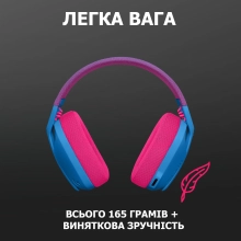 Купить Наушники Logitech G435 LIGHTSPEED Wireless Blue (981-001062) - фото 5