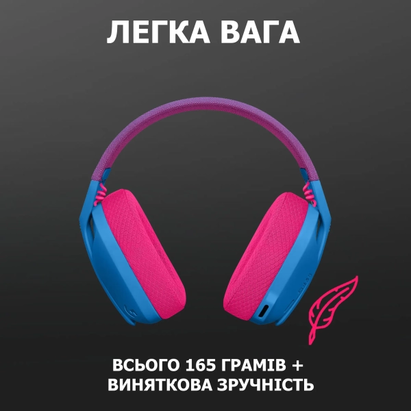 Купить Наушники Logitech G435 LIGHTSPEED Wireless Blue (981-001062) - фото 5