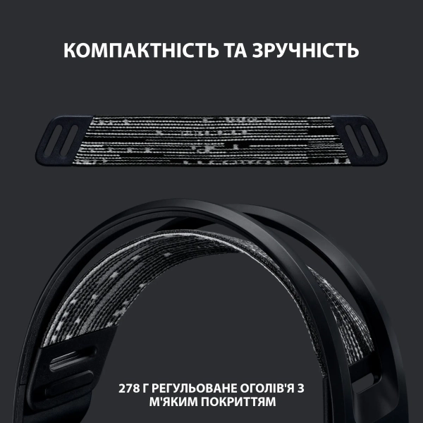 Купить Наушники Logitech G733 LIGHTSPEED Wireless RGB Black (981-000864) - фото 2