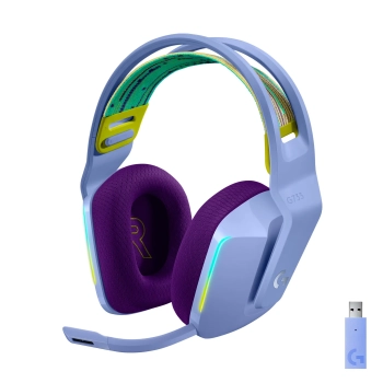 Купить Наушники Logitech G733 LIGHTSPEED Wireless RGB Lilac (981-000890) - фото 1