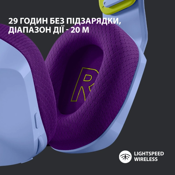 Купить Наушники Logitech G733 LIGHTSPEED Wireless RGB Lilac (981-000890) - фото 3