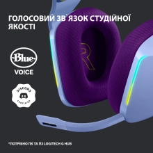 Купить Наушники Logitech G733 LIGHTSPEED Wireless RGB Lilac (981-000890) - фото 9