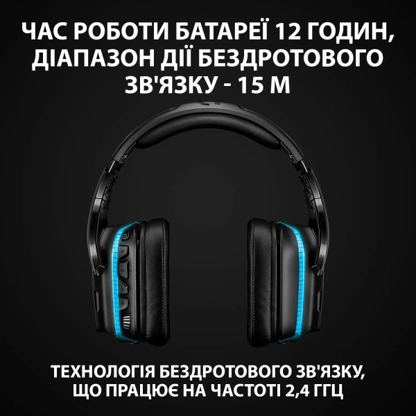 Купить Наушники Logitech G935 7.1 LIGHTSYNC Wireless (981-000744) - фото 3