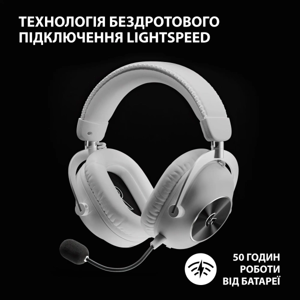 Купить Наушники Logitech G PRO X 2 LIGHTSPEED Wireless White (981-001269) - фото 4