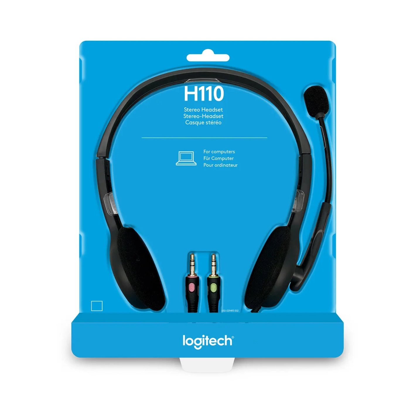 Купити Навушники Logitech Corded Stereo Headset H110 (981-000271) - фото 5