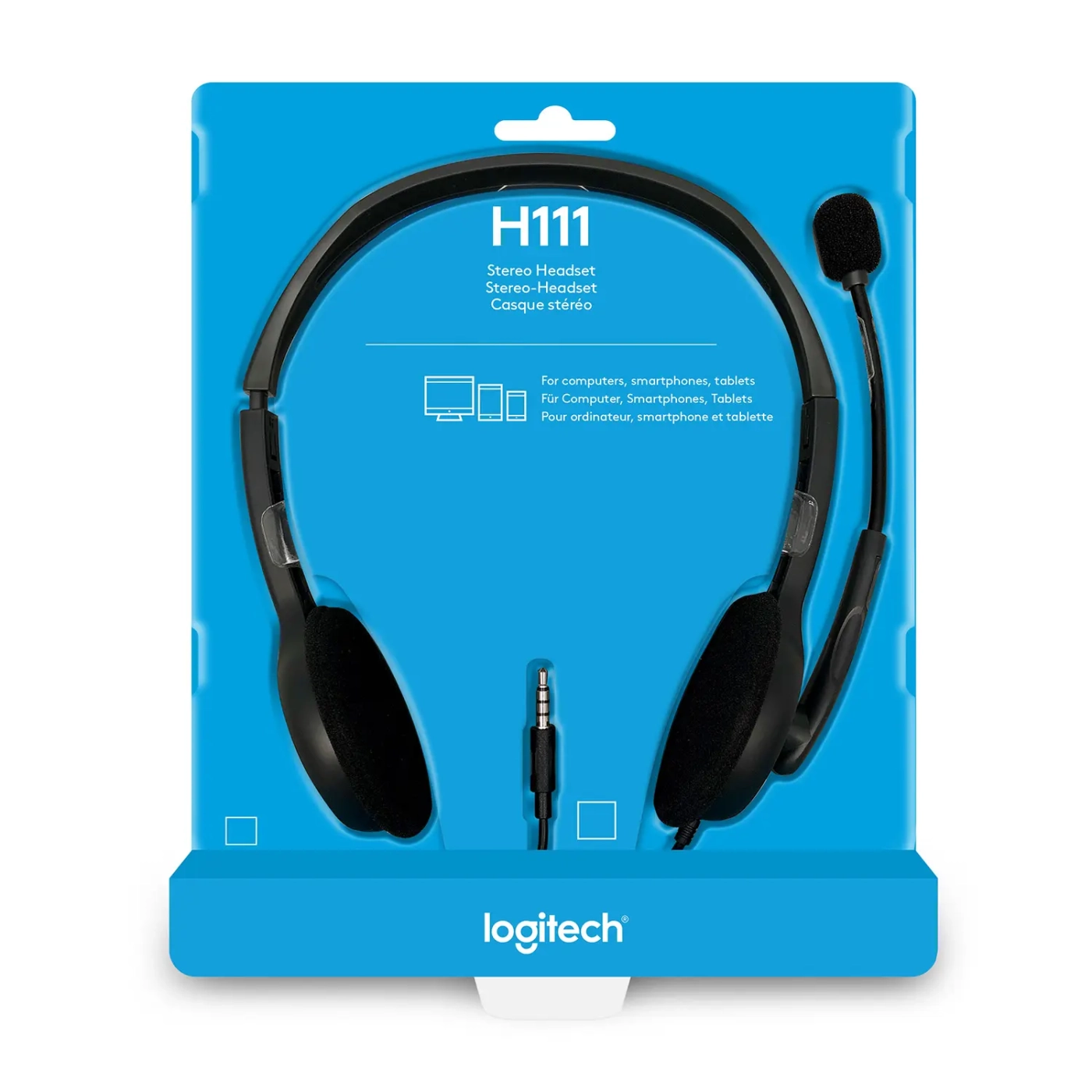 Купить Наушники Logitech Stereo Headset H111 (981-000593) - фото 6