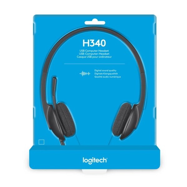 Купить Наушники Logitech Corded USB Headset H340 Black (981-000475) - фото 8