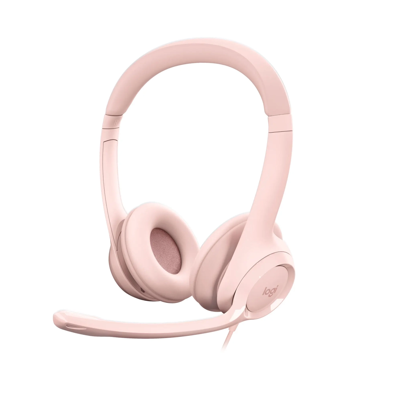 Купити Навушники Logitech Corded USB Headset H390 Rose (981-001281) - фото 1