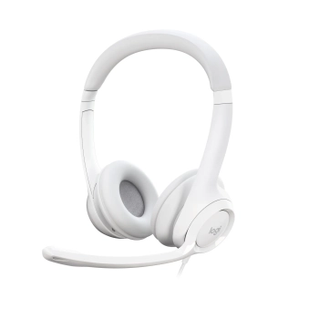 Купить Наушники Logitech Corded USB Headset H390 Off White (981-001286) - фото 1