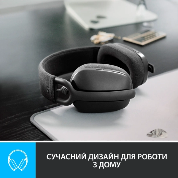 Купити Навушники Logitech Zone Vibe 100 Graphite (981-001213) - фото 2