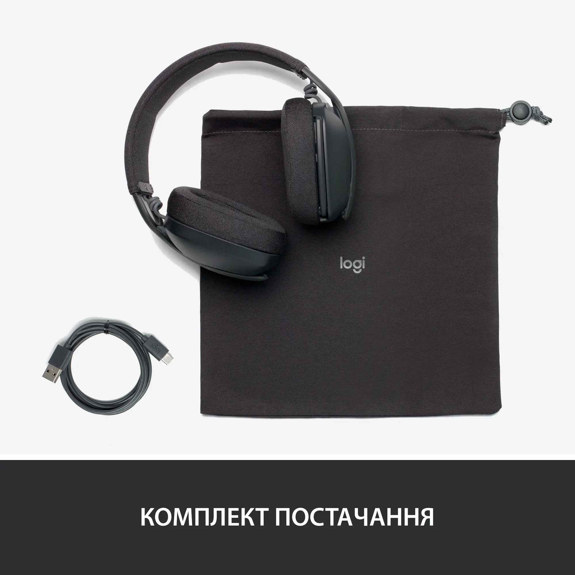 Купити Навушники Logitech Zone Vibe 100 Graphite (981-001213) - фото 10