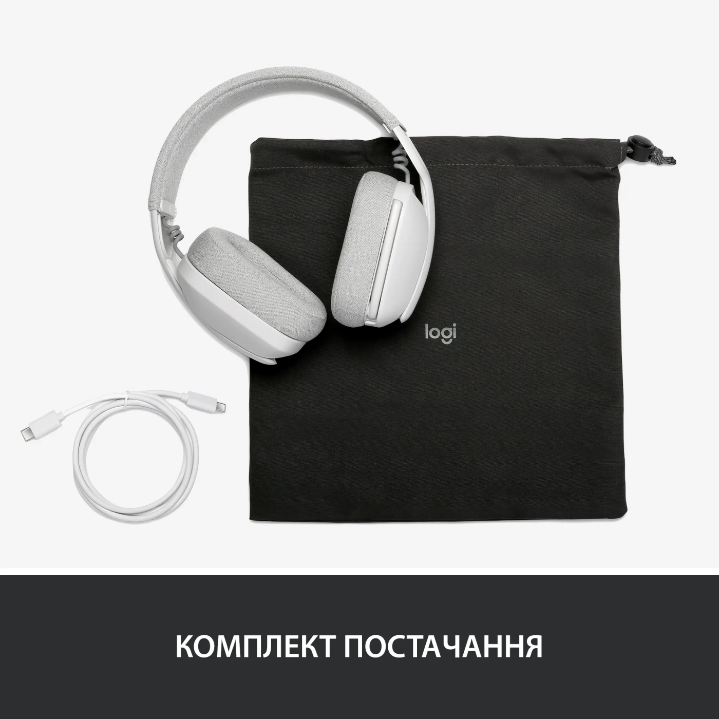 Купити Навушники Logitech Zone Vibe 100 Off White (981-001219) - фото 10